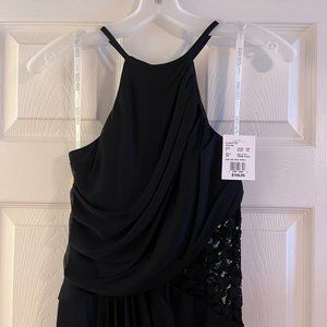 NWT David’s Bridal Bridesmaids Dress - high-neck mesh bridesmaid dress with lace